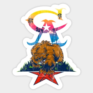 CALI BEAR Sticker